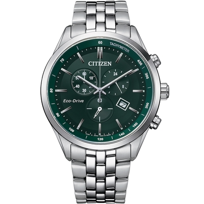 CITIZEN 星辰錶 藍寶石鏡面 三眼光動能(AT2149-85X)42mm