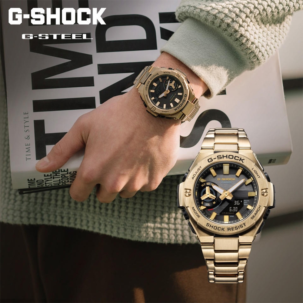 超人気モデル カシオ G-SHOCK GST-B500GD-9AJF - メンズ