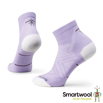 官方直營 Smartwool 女機能跑步超輕減震低筒襪 紫色 美麗諾羊毛襪 跑襪 保暖襪 除臭襪