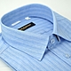 金安德森 藍色寬條紋窄版短袖襯衫 product thumbnail 1