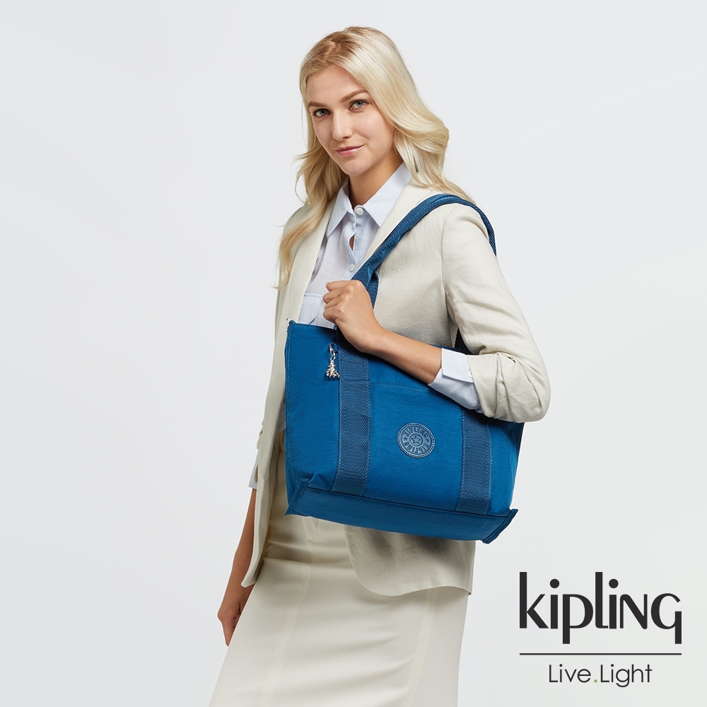 Kipling 典雅紺青色手提包-ERA S