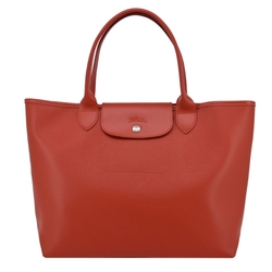 LONGCHAMP LE PLIAGE CITY系列PVC帆布托特包(赤褐)