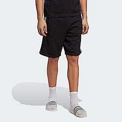 Adidas 3-Stripe Short [IA6351] 男 短褲 亞洲版 運動 休閒 復古 三葉草 棉質 舒適 黑