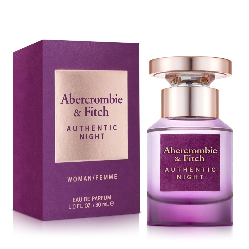 Abercrombie & Fitch 真我夜色女性淡香精30ml