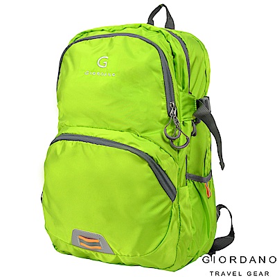 GIORDANO 佐丹奴 Light 輕量生活休閒後背包(綠)