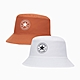 CONVERSE REVERSIBLE CP BUCKET HAT 休閒帽 男帽 女帽 雙面設計 棕咖白-10024855-A03 product thumbnail 1