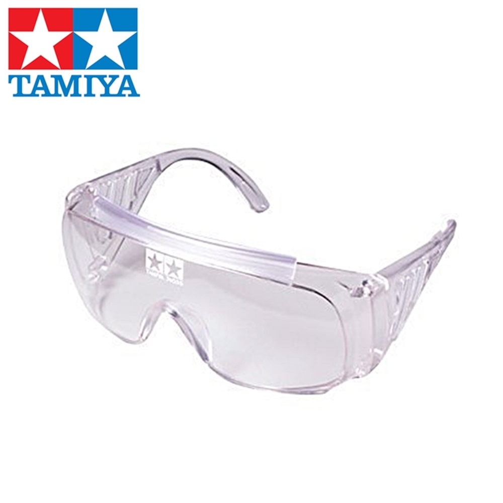 日本田宮TAMIYA工作安全眼鏡ITEM74039*1400透明護目鏡適模型噴漆保護眼鏡