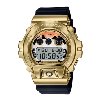 CASIO卡西歐 G-SHOCK 金屬錶圈 街頭嘻哈 黑金 GM-6900G-9_49.7mm | G-SHOCK | Yahoo奇摩購物中心