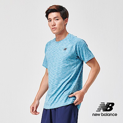 New Balance 短袖T恤_AMT91124BLF_男性_淺藍