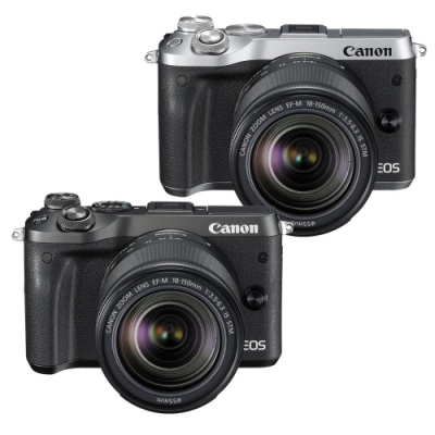 【Canon】EOS M6 18-150mm IS STM 單鏡組(公司貨)