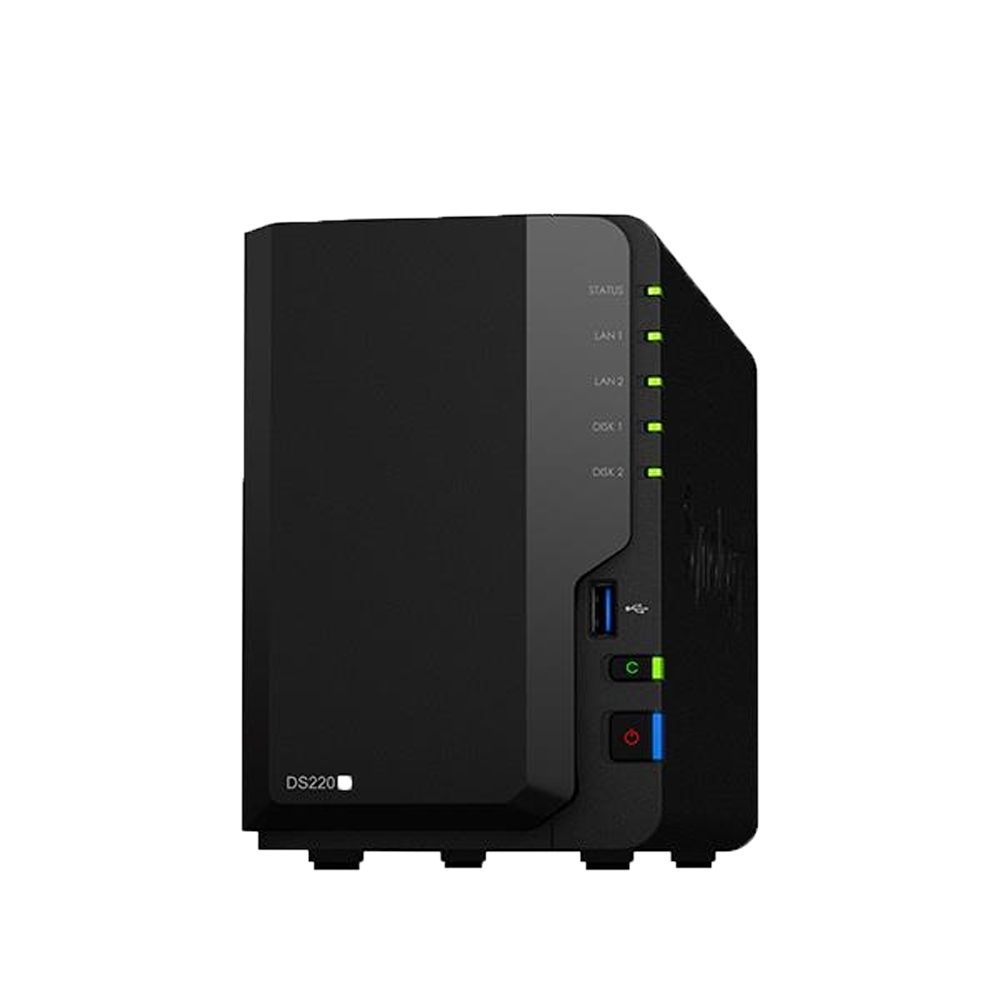 Synology 群暉科技DS220+ NAS 含企業碟EXOS 16TB 兩顆| 2 Bay | Yahoo