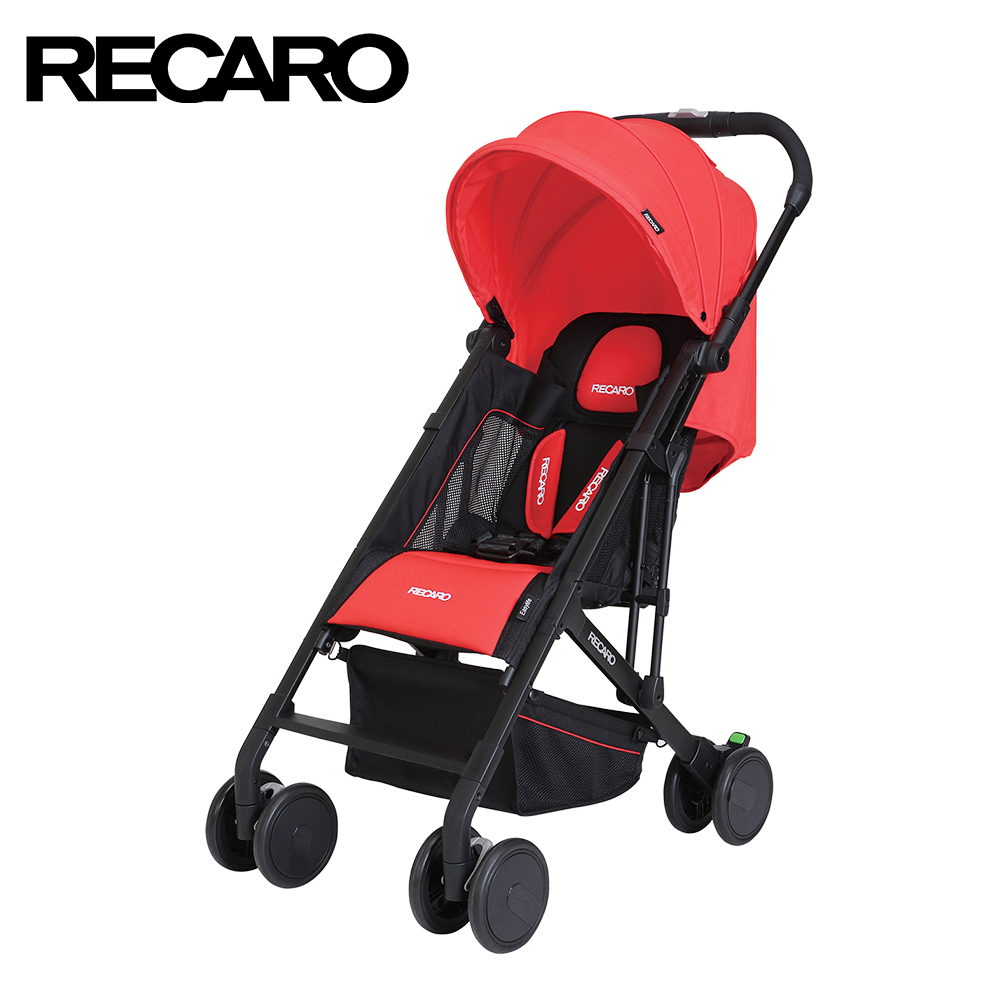 德國《RECARO》Easylife嬰幼兒手推車-晶鑽紅