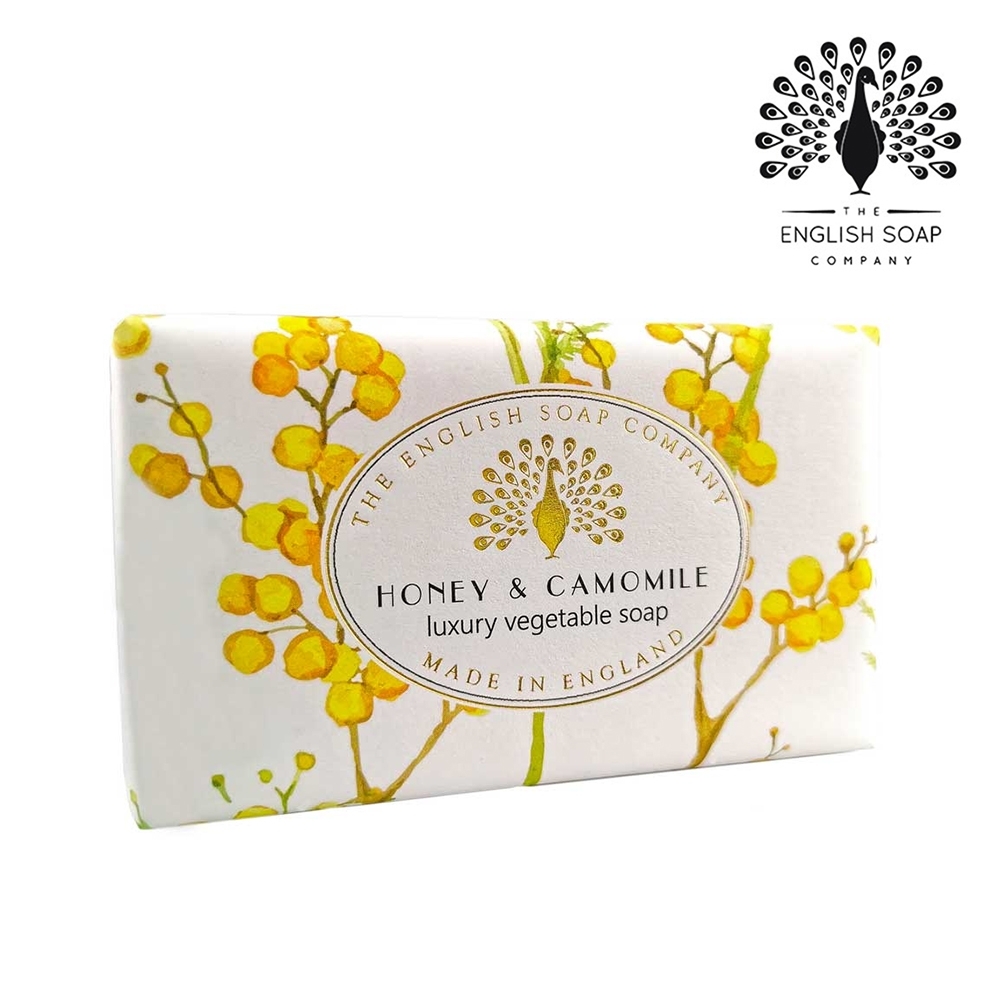 The English Soap Company 乳木果油復古香氛皂-蜂蜜洋甘菊 Honey & Camomile 190g