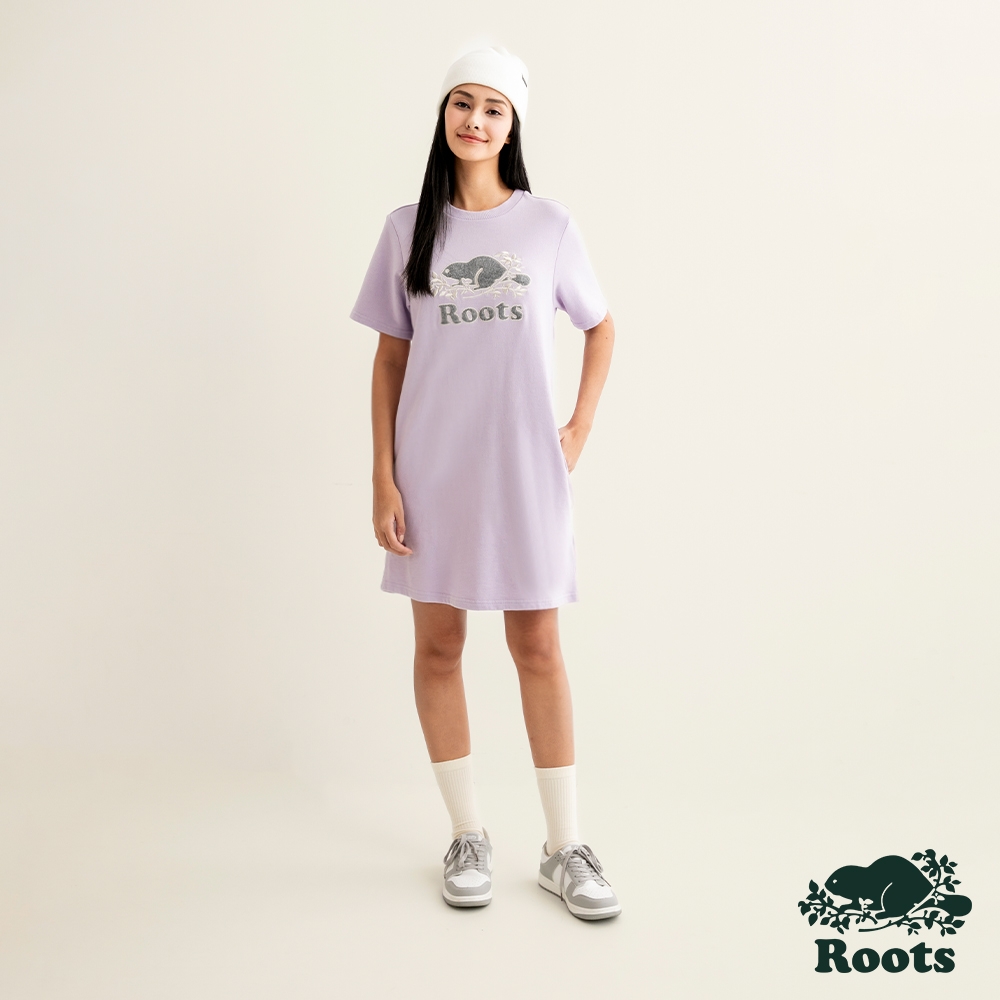 Roots 女裝- SPARKLE洋裝-蘭花紫