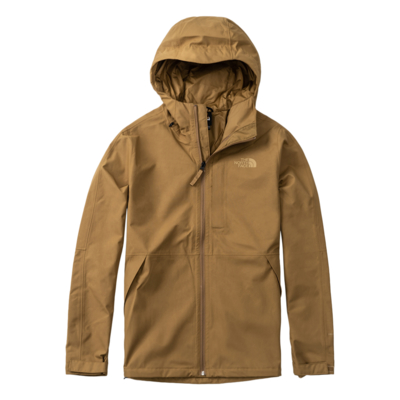 The North Face M MOUNTAIN LIGHT FL TRI JACKET - AP 男水透氣三合一連帽外套-棕黃-NF0A4N9T173