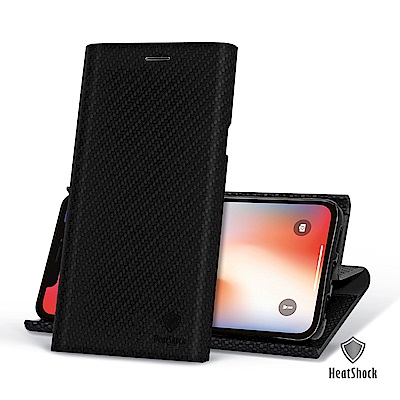 HeatShock iPhone X/Xs 曲面編織磁吸皮套