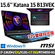 msi微星 Katana 15 B13VEK-806TW 15.6吋 電競筆電 (i7-13620H/32G/512G SSD+1T SSD/RTX4050-6G/Win11-32G雙碟特仕版) product thumbnail 1