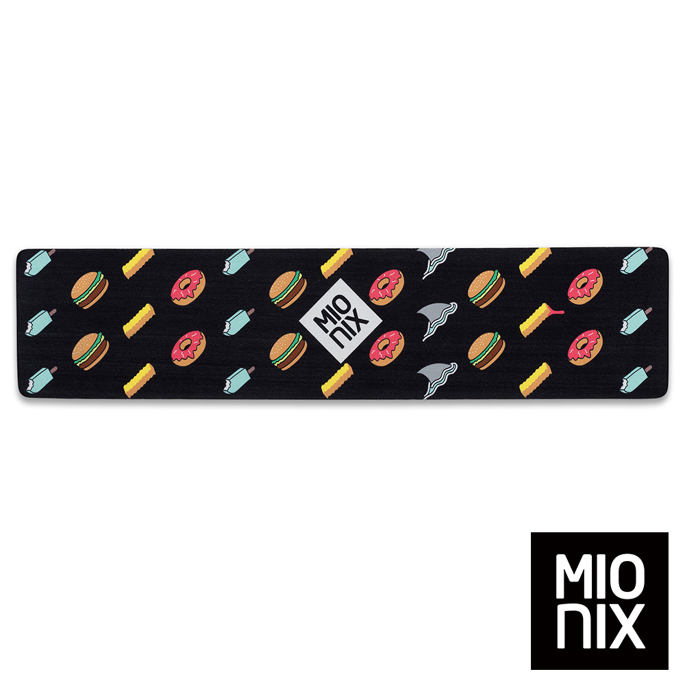 【MIONIX】 Long Pad Black 多功能腕墊滑鼠長墊(漢堡黑)