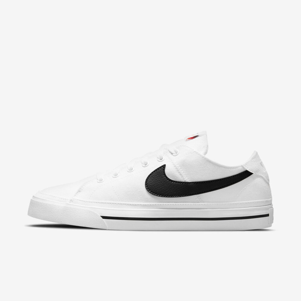 Nike Court Legacy Cnvs [CW6539-101] 男鞋 運動 休閒 經典 帆布 穿搭 白 黑