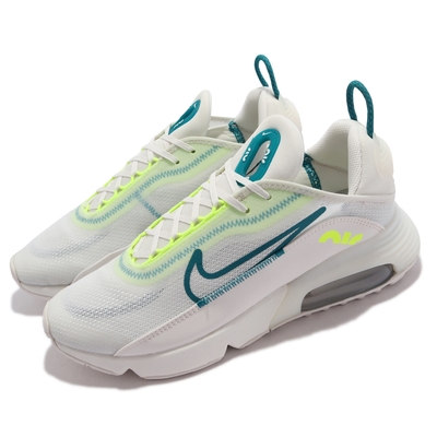 Nike 休閒鞋 Air Max 2090 運動 男女鞋 海外限定 氣墊 避震 反光 情侶穿搭 白 綠 CZ1708-002