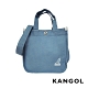 福利品 KANGOL 韓版極簡玩色-MINI牛仔斜背小方包-淺藍 product thumbnail 1