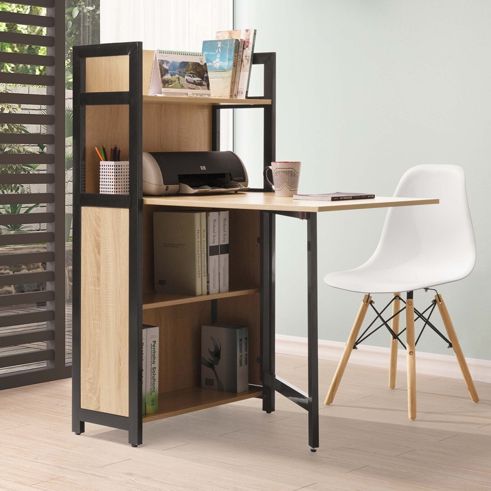 Boden-伊利亞2.1尺工業風多功能收納櫃/置物櫃工作桌/書櫃書桌-160x62x122cm