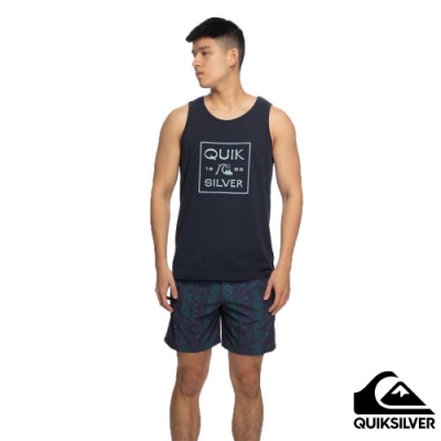 【QUIKSILVER】SQUARE ME UP TANK 背心 海軍藍