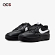 Nike 休閒鞋 Gamma Force 黑 白 復古 皮革 女鞋 厚底 增高 白勾 FQ6476-010 product thumbnail 1