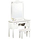 綠活居 吉卡斯法式白3.5尺立鏡化妝台組合(含化妝椅)-105x45.5x177cm免組 product thumbnail 1