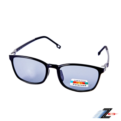 【Z-POLS】兒童專用TR90輕量框體材質 搭頂級Polarized寶麗來偏光黑抗UV400太陽眼鏡
