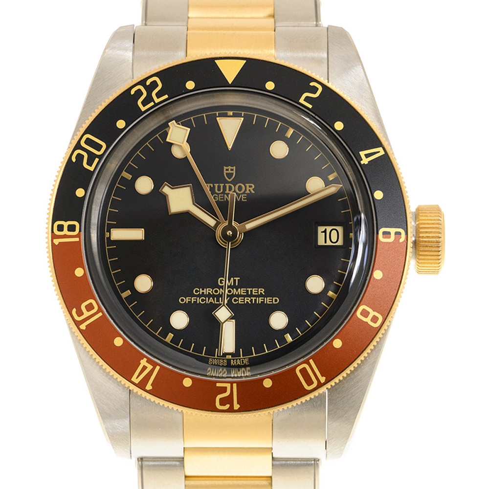 TUDOR 帝舵 BLACK BAY GMT(M79833MN)半金鍊帶款x41mm