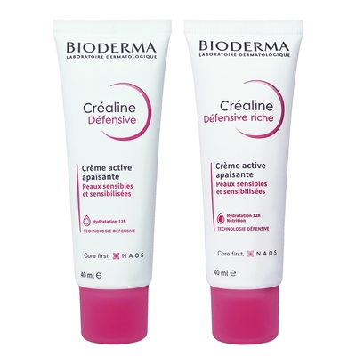 Bioderma 貝膚黛瑪 舒敏賦活保濕凝乳 / 舒敏賦活保濕凝霜 40ml 任選