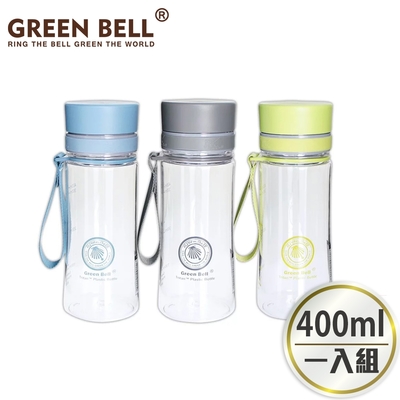 GREEN BELL 綠貝 Tritan馬卡龍花漾水壺400ml