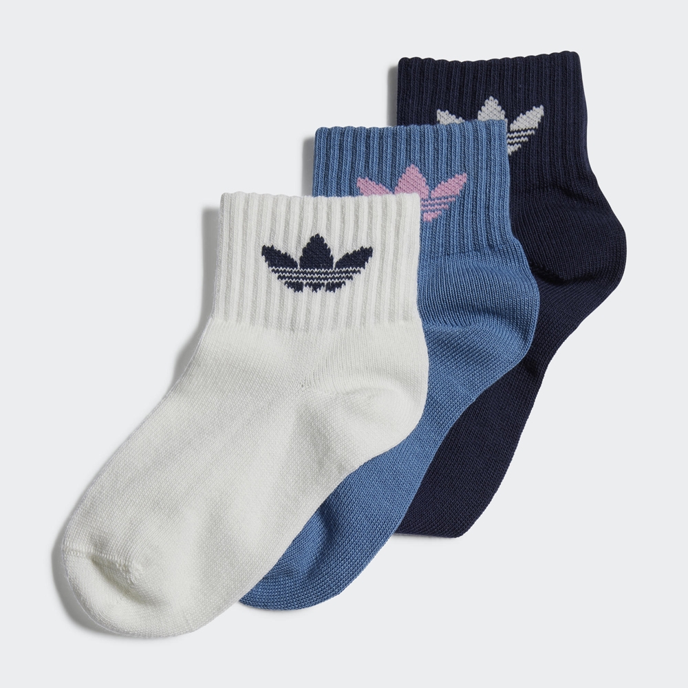 adidas 腳踝襪 3 雙入 男童/女童 HK7187