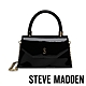 STEVE MADDEN-BATLEY 漆皮立體手提斜背包-黑色 product thumbnail 1