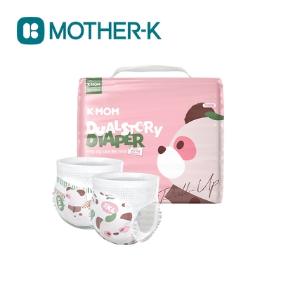 MOTHER-K 韓國 K-MOM 頂級超薄瞬吸玩睡褲嬰幼兒睡褲-3XL(28片)