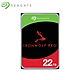 希捷那嘶狼Pro Seagate IronWolf Pro 22TB NAS專用硬碟 (ST22000NT001) product thumbnail 1