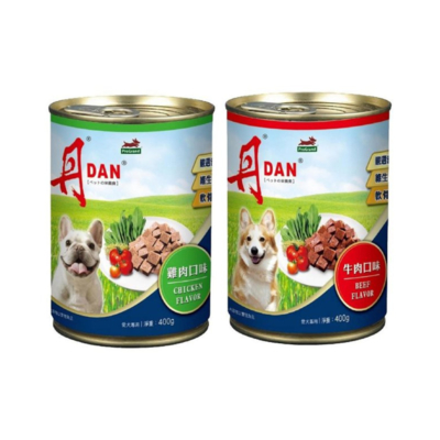 【丹DAN】愛犬罐頭 牛肉/雞肉口味 400g x 24入組