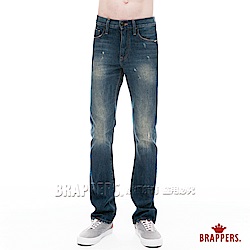 BRAPPERS 男款 HM中腰系列-直筒褲-復古藍