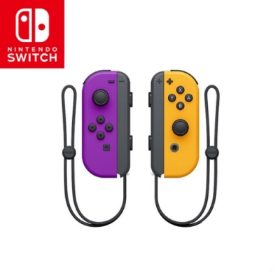 【Nintendo 任天堂】Switch 原廠 Joy-con手把+SWITCH JOY-CON 充電座 (贈分離式主機保護套 顏色隨機)