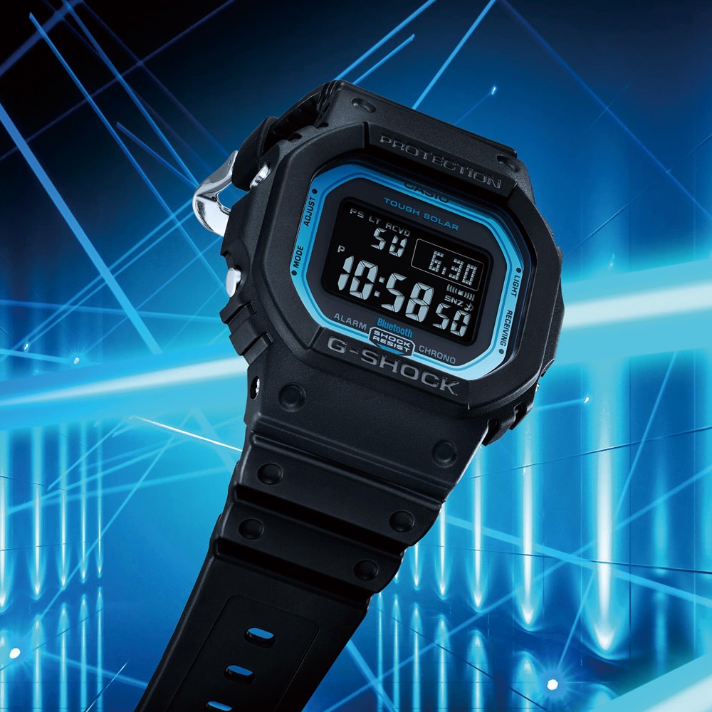 CASIO 卡西歐G-SHOCK 經典5600太陽能電波手錶-GW-B5600-2 | G-SHOCK