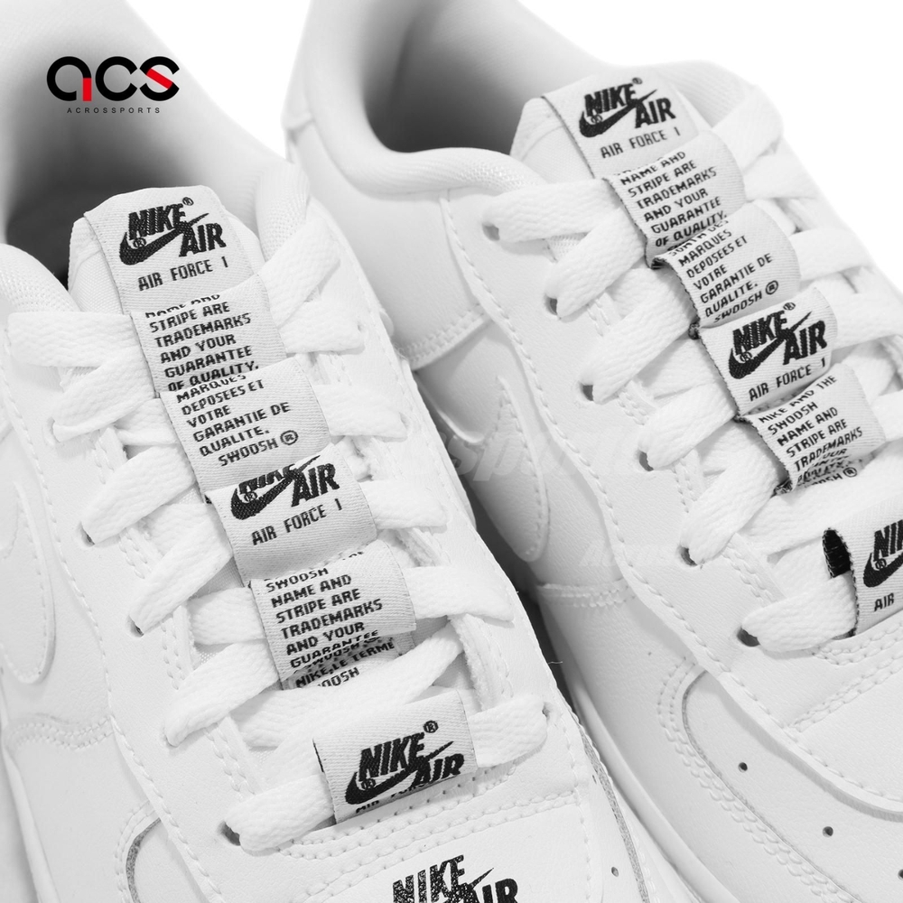 Nike Air Force 1 LV8 3 White Black (GS) Kids' - CJ4092-100 - US