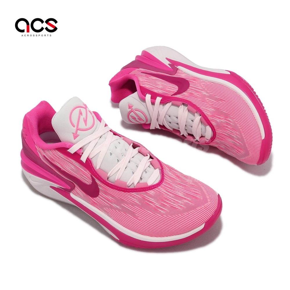 Nike 籃球鞋Air Zoom G T Cut 2 EP Hyper Pink 粉紅男鞋乳癌平民版 