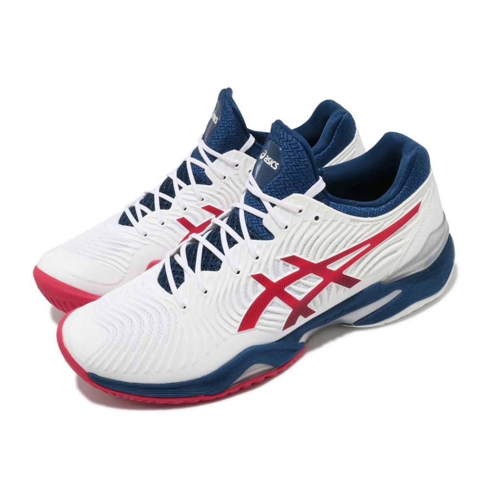 Asics 網球鞋 Court FF 2 球王 男鞋 亞瑟士 澳網 緩衝 支撐 穩定 白 紅 1041A083102