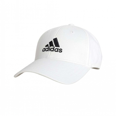 adidas 愛迪達 帽子 棒球帽 運動帽 遮陽帽 bball cap cot 白 ib3243