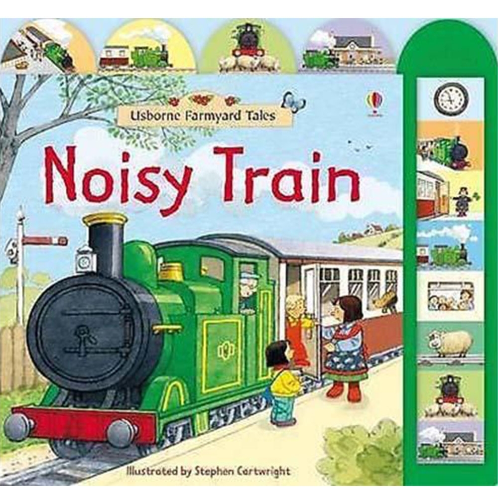 Noisy Train 家鄉的車站精裝硬頁有聲書 | 拾書所