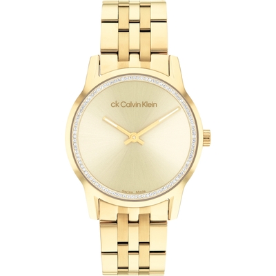 Calvin Klein CK 瑞士製晶鑽女錶 送禮推薦-32mm 25000021