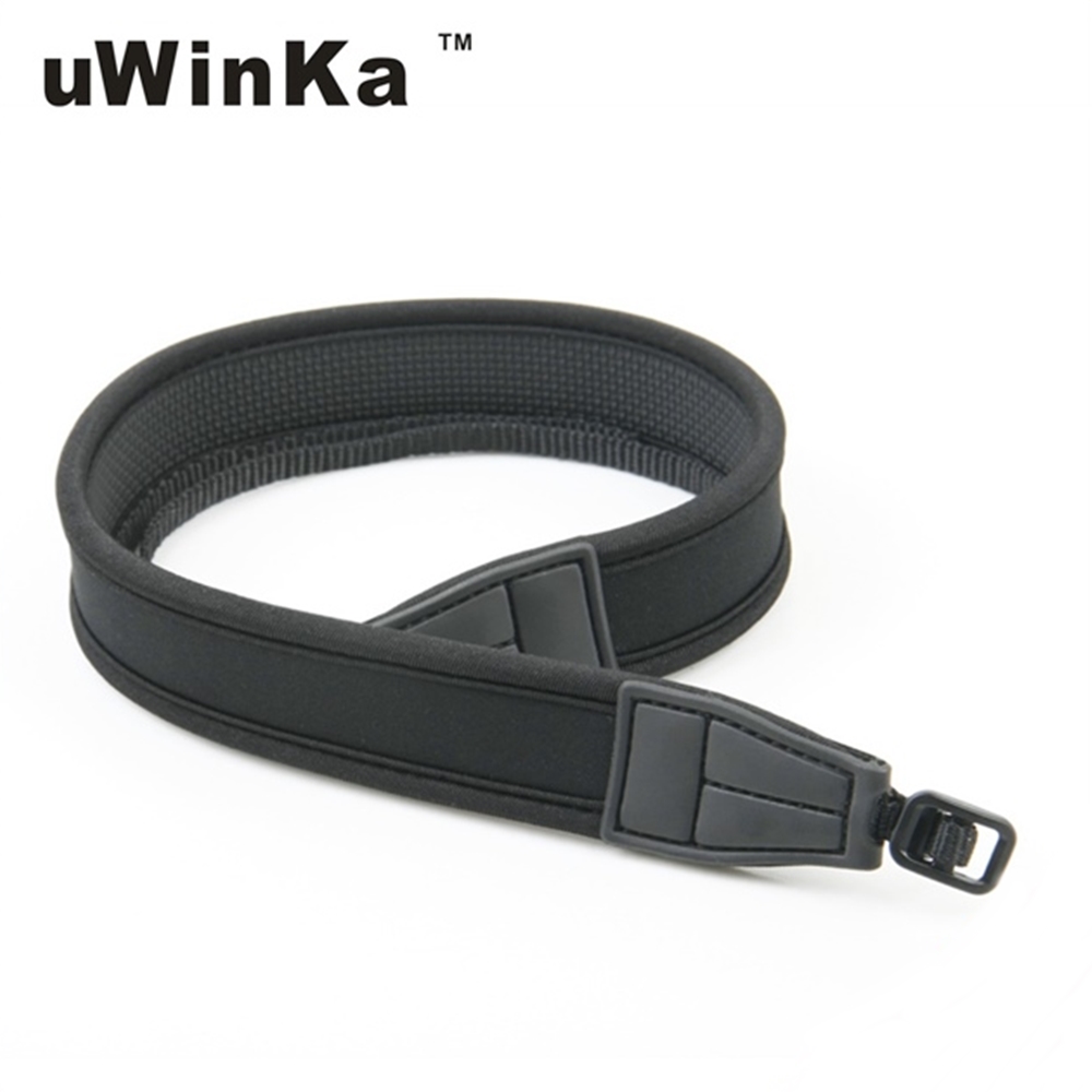 優永佳uWinka輕單眼相機減壓背帶NS-1(窄版;黑色)微單反減壓相機背帶