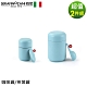 SERAFINO ZANI 經典不鏽鋼咖啡罐/茶葉罐2件/組-(藍綠/白) product thumbnail 1