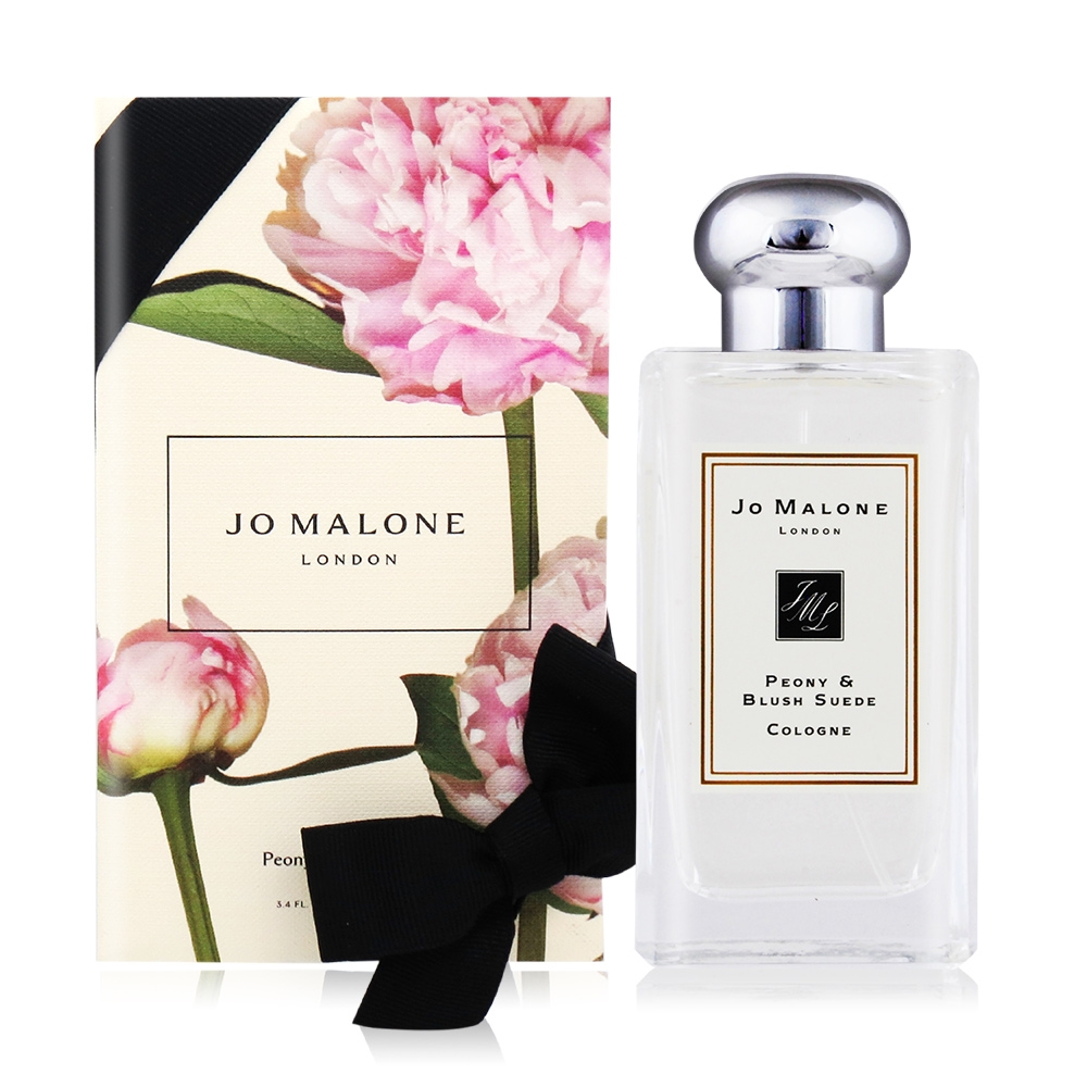 Jo Malone 牡丹與胭紅麂絨香水 Peony & Blush Suede 100ml手繪花盒限量包裝-國際航空版